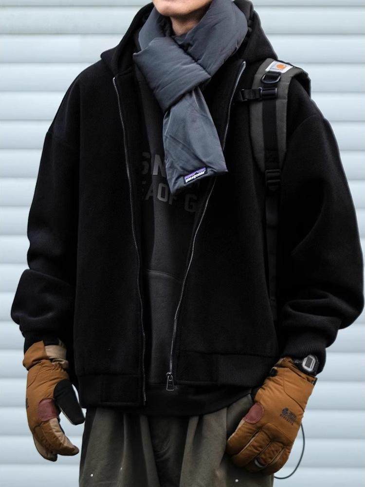 Outdoor Adventure Recreation - Wollmischungsjacke für Herren, Herbst, für Herren,