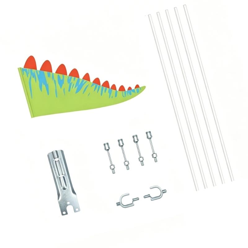 Outdoor Adventure Degree - R6FE Bunte Flagge für Kinderfahrräder, 1,5