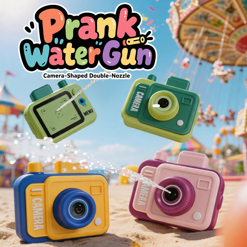Outdoor Adventure Game - Doppelseitige Wasserpistole mit Kamera, Lustiges Wasserspielzeug