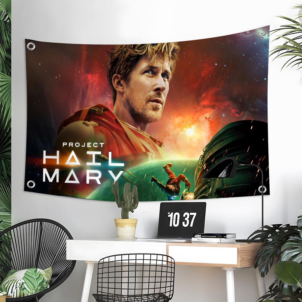 Outdoor Adventure Novels - Abenteuerroman-Projekt „Hail Mary“-Flaggen, individuell gestaltete Flaggen