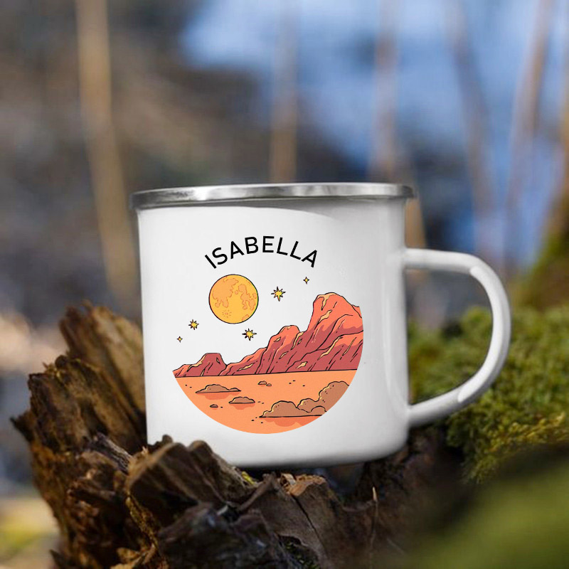 Personalisierte Camper-Tassen  – Outdoor Adventure Names Bewertung und Preis